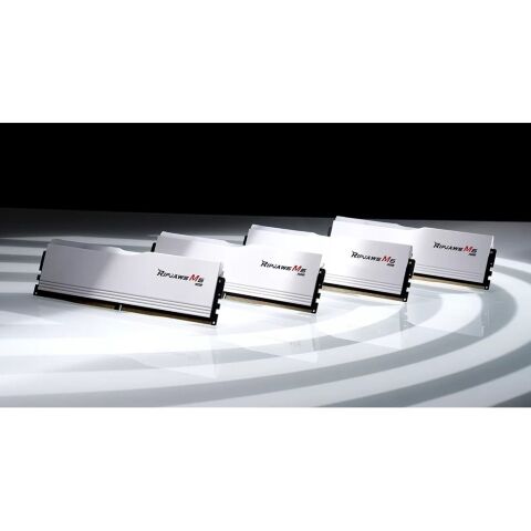 Модуль памяти для компьютера DDR5 64GB (2x32GB) 6400 MHz Ripjaws M5 RGB Matte White G.Skill (F5-6400J3239G32GX2-RM5RW) - Модули памяти для компьютера - Модули памяти для компьютера