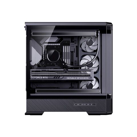 Корпус для ПК JONSBO D400 Black - Корпуса - Корпуса