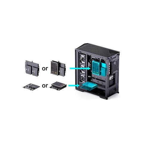 Корпус для ПК JONSBO D400 Black - Корпуса - Корпуса