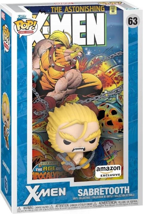 Фігурка Funko Comic Covers: Marvel Sabretooth Фанко Марвел Шаблезубий (Exclusive) 63 - -