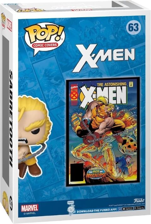 Фігурка Funko Comic Covers: Marvel Sabretooth Фанко Марвел Шаблезубий (Exclusive) 63 - -