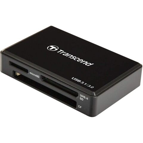 Считыватель флеш-карт Transcend USB 3.1 Black (TS-RDF8K2) - Кардридеры - Кардридеры