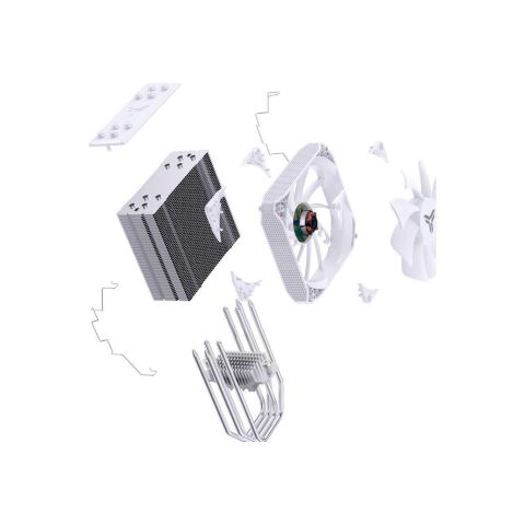 Кулер для процессора JONSBO PISA A4 White - Нулевой остаток (Feed) - Нулевой остаток (Feed)