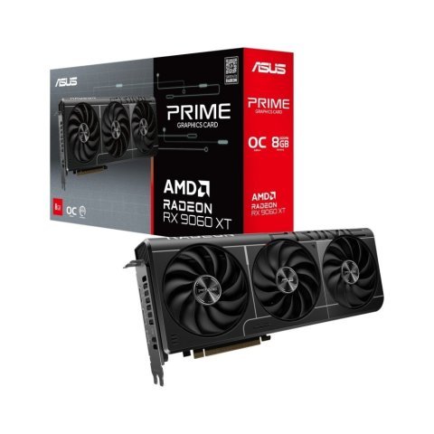 Видеокарта ASUS Radeon RX 9060 XT 8Gb PRIME OC (PRIME-RX9060XT-O8G) - Нулевой остаток (Feed)  - Нулевой остаток (Feed) 