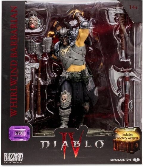 Фігурка McFarlane Diablo IV Whirlwind Barbarian Epic Figure Діабло Варвар 20 см. - -