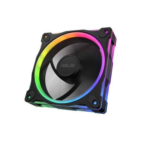 Кулер для корпуса ASUS PRIME MR120 REVERSE ARGB BLACK 3IN1 (90DA00L0-B09020) - Нулевой остаток (Feed) - Нулевой остаток (Feed)
