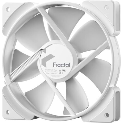 Кулер для корпуса Fractal Design Prisma AL-12 ARGB PWM (FD-FAN-PRI-AL12-PWM-WT) - Нулевой остаток (Feed) - Нулевой остаток (Feed)