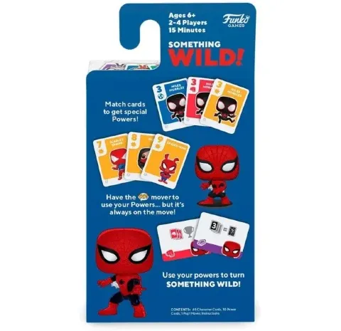 Картка гра Funko Pop Something Wild: Marvel Spider-Man настільна гра фанко Людина павук - -