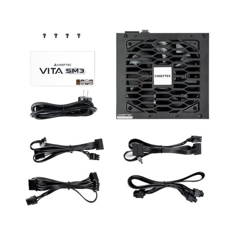 Блок питания Chieftec 650W Vita SM3 (BPX-650-C) - Нулевой остаток (Feed) - Нулевой остаток (Feed)