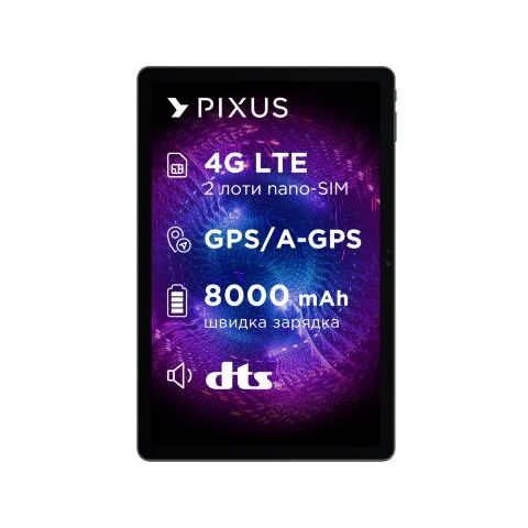 Планшет Pixus Titan 10,95" 8/128Gb LTE metal, graphite (4897058531695) - Планшеты - Планшеты
