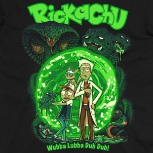 Футболка Morze Rick and Morty Wubba Lubba Dub Dub Рік та морті (розмір L)