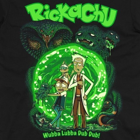 Футболка Morze Rick and Morty Wubba Lubba Dub Dub Рік та морті (розмір L) -   -  