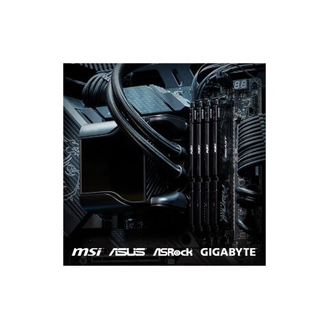 Модуль памяти для компьютера DDR5 128GB (2x64GB) 5600 MHz Beast Black Kingston Fury (ex.HyperX) (KF556C40BBK2-128) - Нулевой остаток (Feed)  - Нулевой остаток (Feed) 