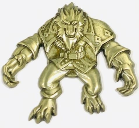 Значок Blizzard Collectible Pins Series 6 Warcraft Genn Greymane gold -   -  