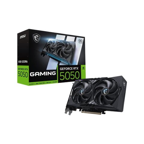 Видеокарта MSI GeForce RTX5050 8Gb GAMING OC (RTX 5050 8G GAMING OC) - Видеокарты  - Видеокарты 