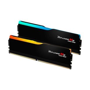 Модуль памяти для компьютера DDR5 64GB (2x32GB) 6000 MHz Ripjaws M5 Neo RGB Matte Black G.Skill (F5-6000J3636F32GX2-RM5NRK)