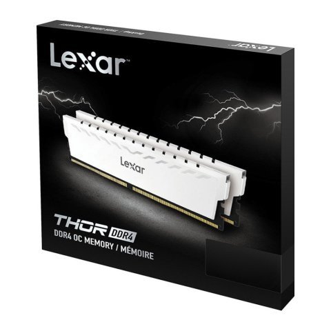Модуль памяти для компьютера DDr432GB (2x16GB) 3600 MHz Thor White Lexar (LD4BU016G-R3600GDWG) - Нулевой остаток (Feed) - Нулевой остаток (Feed)