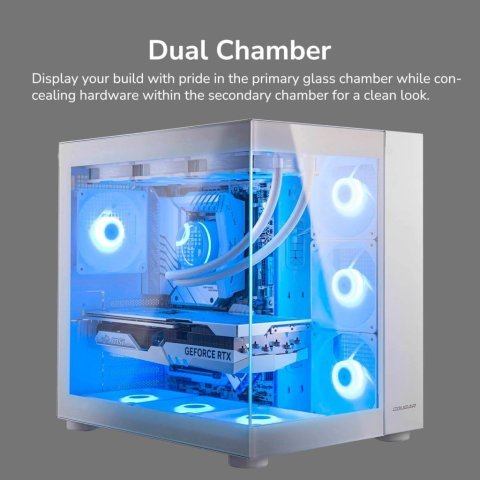 Корпус Cougar FV150 RGB White - Нулевой остаток (Feed) - Нулевой остаток (Feed)