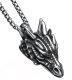 Медальон Dragon Head Stainless Steel Necklace (нержавеющая сталь) - -