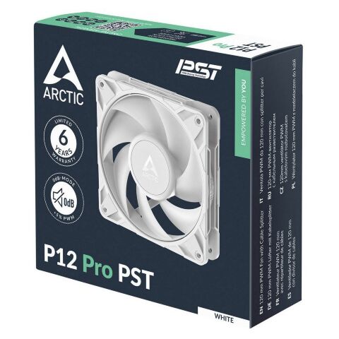 Кулер для корпуса Arctic P12 PRO PST WHITE (ACFAN00308A) - Нулевой остаток (Feed)  - Нулевой остаток (Feed) 