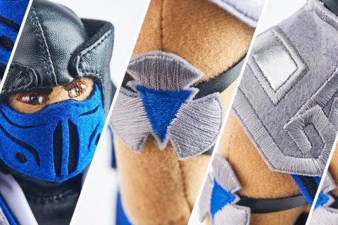 Мягкая игрушка фигурка WP Merchandise Mortal Kombat Sub-Zero Сабзиро плюш 34 см - -
