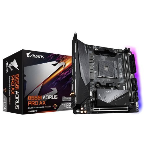 Материнская плата GIGABYTE B550I AORUS PRO AX - Нулевой остаток (Feed) - Нулевой остаток (Feed)