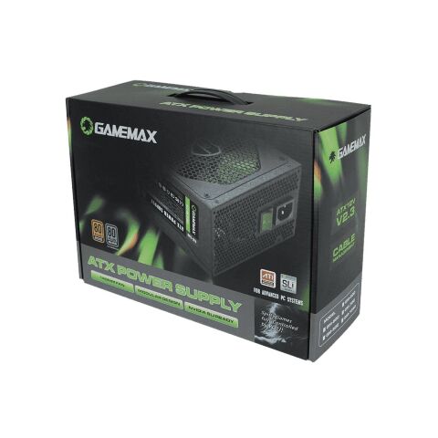 Блок питания Gamemax GM-500 80+ APFC Black - Нулевой остаток (Feed) - Нулевой остаток (Feed)