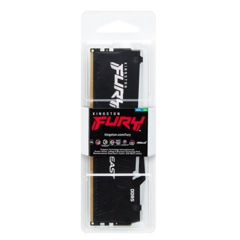 Модуль памяти для компьютера DDR5 32GB 5200 MHz Beast RGB EXPO Black Kingston Fury (ex.HyperX) (KF552C40BB2A-32) - Нулевой остаток (Feed) - Нулевой остаток (Feed)
