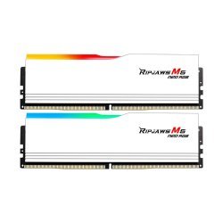 Модуль памяти для компьютера DDR5 64GB (2x32GB) 6000 MHz Ripjaws M5 Neo RGB Matte White G.Skill (F5-6000J3636F32GX2-RM5NRW)