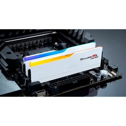 Модуль памяти для компьютера DDR5 64GB (2x32GB) 6000 MHz Ripjaws M5 Neo RGB Matte White G.Skill (F5-6000J3636F32GX2-RM5NRW) - Нулевой остаток (Feed) - Нулевой остаток (Feed)