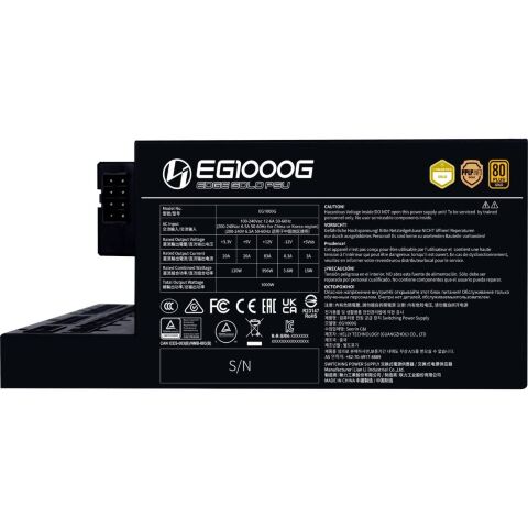 Блок питания Lian Li 1000W EDGE GOLD Black (G9P.EG1000G.BH00.EU) - Нулевой остаток (Feed) - Нулевой остаток (Feed)