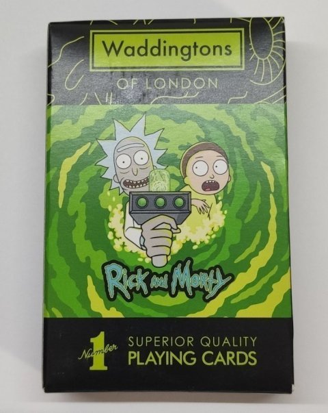 Гральні карти Рік та Морті Rick and Morty 2022 Playing Cards Game Waddingtons Number 1 - -
