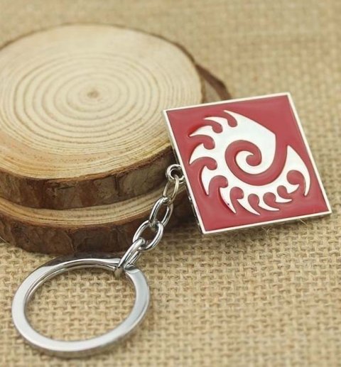 Брелок StarCraft II Zerg Keychain red -   -  