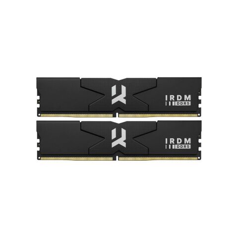 Модуль памяти для компьютера DDR5 32GB (2x16GB) 5600 MHz IRDM Black Goodram (IR-5600D564L36S/32GDC) - Нулевой остаток (Feed)  - Нулевой остаток (Feed) 