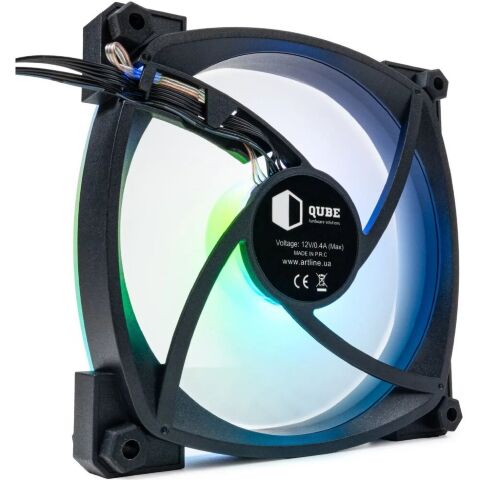 Кулер для корпуса Qube M55-1 Black - Нулевой остаток (Feed) - Нулевой остаток (Feed)