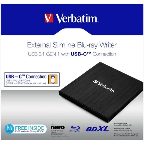 Оптический привод DVD-RW Verbatim 43889 - Нулевой остаток (Feed)  - Нулевой остаток (Feed) 