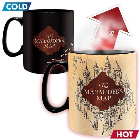 Чашка хамелеон Harry Potter Marauders Map Mug Гарри Поттер Карта Мародеров Кружка 460 мл - -