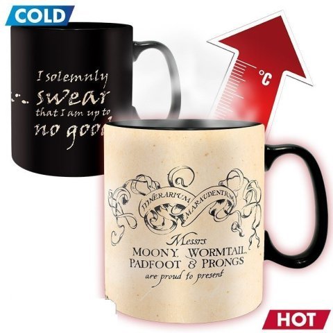 Чашка хамелеон Harry Potter Marauders Map Mug Гарри Поттер Карта Мародеров Кружка 460 мл - -