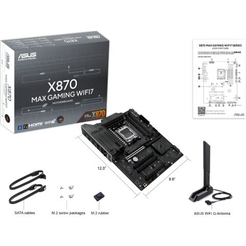Материнская плата ASUS X870 MAX GAMING WIFI7 - Нулевой остаток (Feed) - Нулевой остаток (Feed)