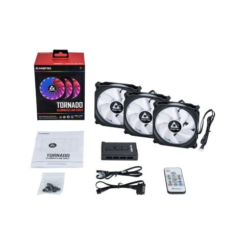 Кулер для корпуса Chieftec TORNADO (CF-3012-RGB) - Нулевой остаток (Feed) - Нулевой остаток (Feed)