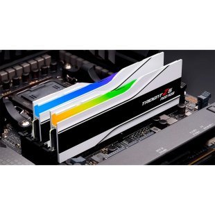Модуль памяти для компьютера DDR5 64GB (2x32GB) 6000 MHz Trident Z5 Neo RGB Matte White G.Skill (F5-6000J3636F32GX2-TZ5NRW)