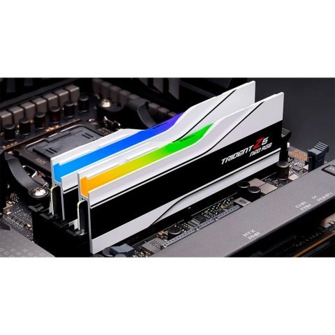 Модуль памяти для компьютера DDR5 64GB (2x32GB) 6000 MHz Trident Z5 Neo RGB Matte White G.Skill (F5-6000J3636F32GX2-TZ5NRW) - Нулевой остаток (Feed) - Нулевой остаток (Feed)