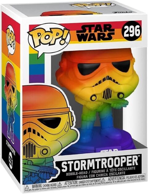 Фігурка Funko Star Wars: Pride Stormtrooper Rainbow Фанко Зоряні війни Штурмовик 296 - -