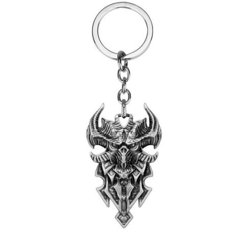 Брелок Diablo III Logo Metal silver -   -  