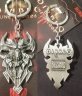 Брелок Diablo III Logo Metal silver