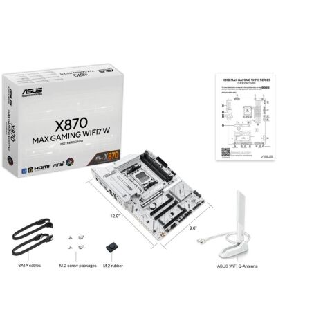 Материнская плата ASUS X870 MAX GAMING WIFI7 W - Нулевой остаток (Feed) - Нулевой остаток (Feed)
