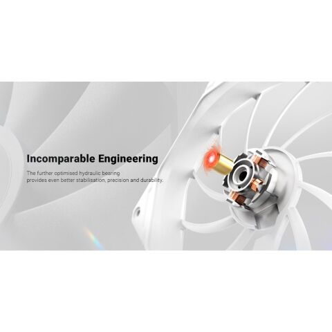 Кулер для корпуса ID-Cooling TF-12025-PRO ARGB TRIO WHITE - Вентиляторы к корпусам  - Вентиляторы к корпусам 