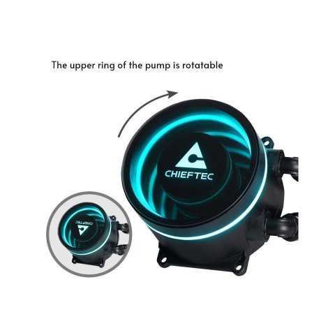 Система жидкостного охлаждения Chieftec Iceberg 360 DARK (CLC-360-BLK) - Нулевой остаток (Feed) - Нулевой остаток (Feed)