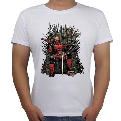 Футболка чоловіча Deadpool on the Iron Throne (розмір XXL) - -