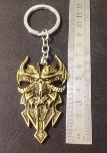 Брелок Diablo III Logo Metal bronze
